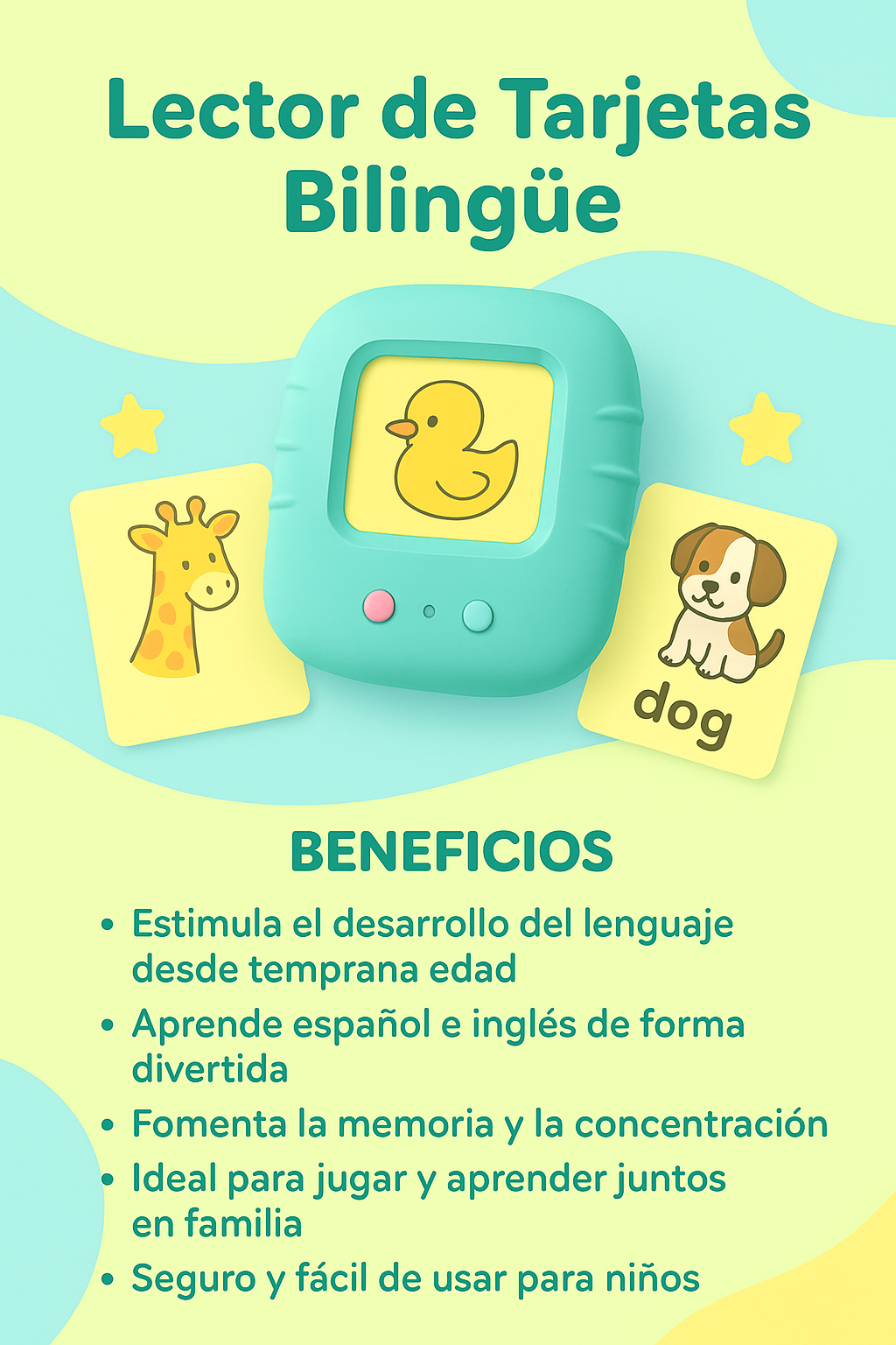 TARJETAS DIDÁCTICAS PARA BEBES